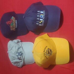4 caps hats